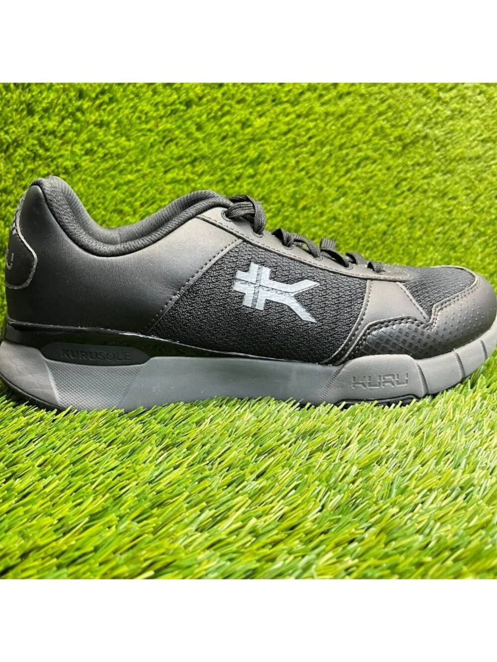 Kuru Quantum 2.0 Mens Size 11 Black Gray Athletic Running Walking Shoes Sneakers